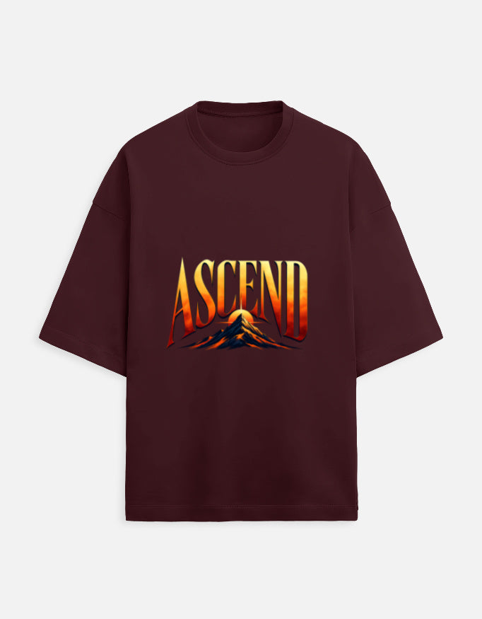 NORVAIN ASCEND oversized streetwear T-shirt with bold ascending graphic