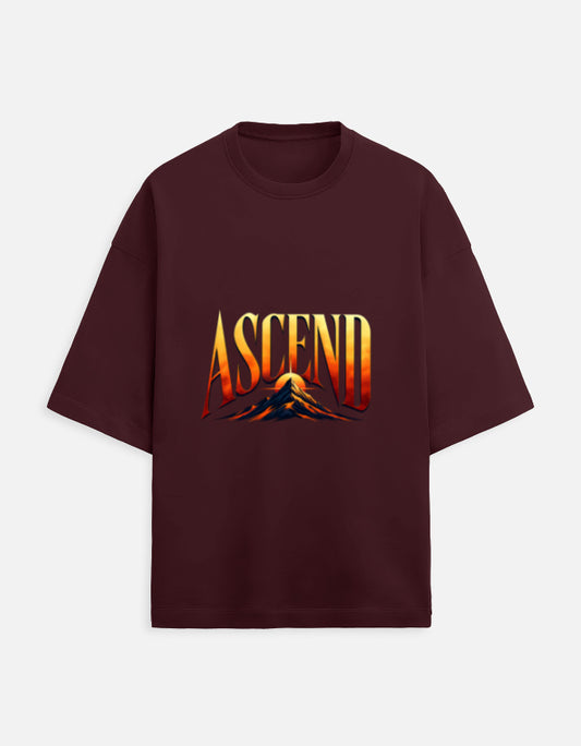 NORVAIN ASCEND oversized streetwear T-shirt with bold ascending graphic